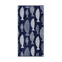 Telo mare blu scuro 90x180 cm Fish - DecoKing