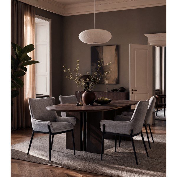 Sedia da pranzo beige Calgary - Unique Furniture-image-1