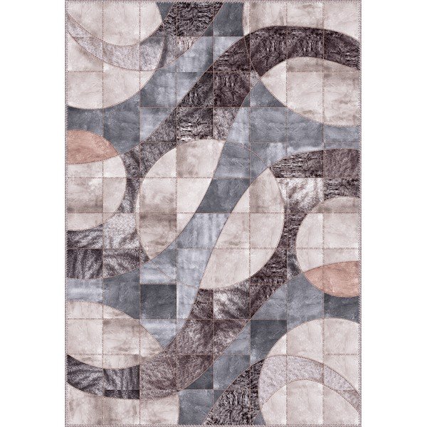 Tappeto grigio Mario, 120 x 180 cm - Vitaus