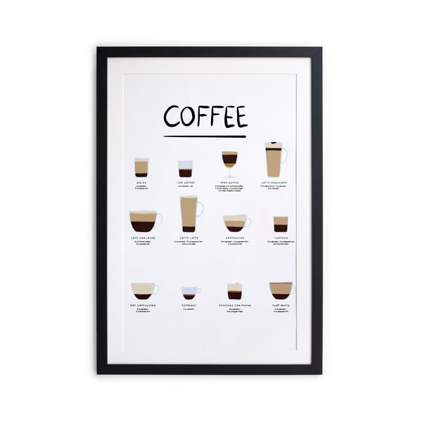 Poster in cornice 30x40 cm Coffee - Really Nice Things