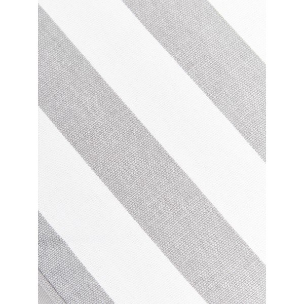 Cuscino di seduta in cotone bianco e grigio, 40 x 40 cm Timon - Westwing Collection-image-4