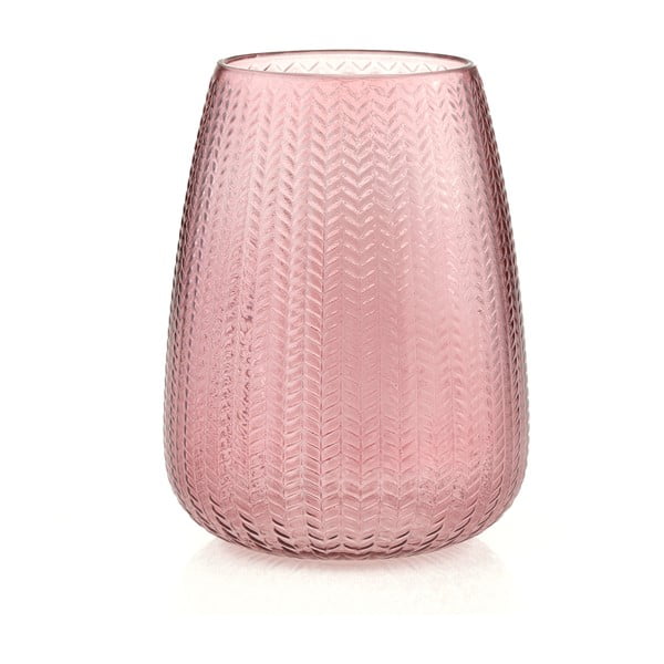 Vaso in vetro rosa chiaro (altezza 24 cm) Sevilla - AmeliaHome