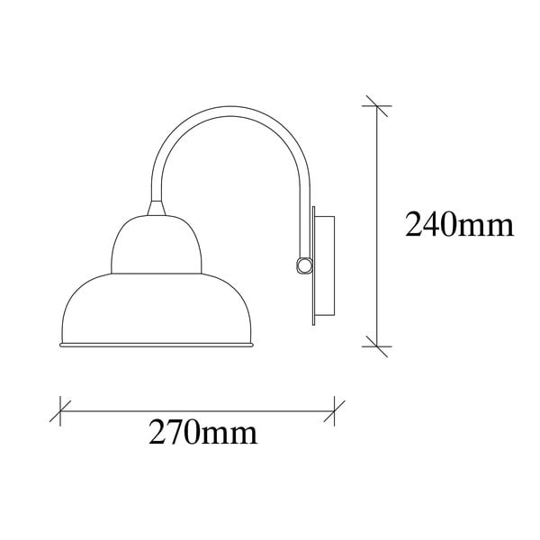 Lampada da parete dorata ø 20 cm Multan – Opviq lights-image-4