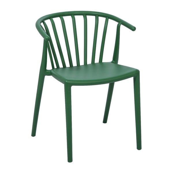 Set da pranzo da giardino per 6 persone con sedia Capri verde e tavolo Thor, 210 x 90 cm Thor & Capri - Bonami Selection-image-1