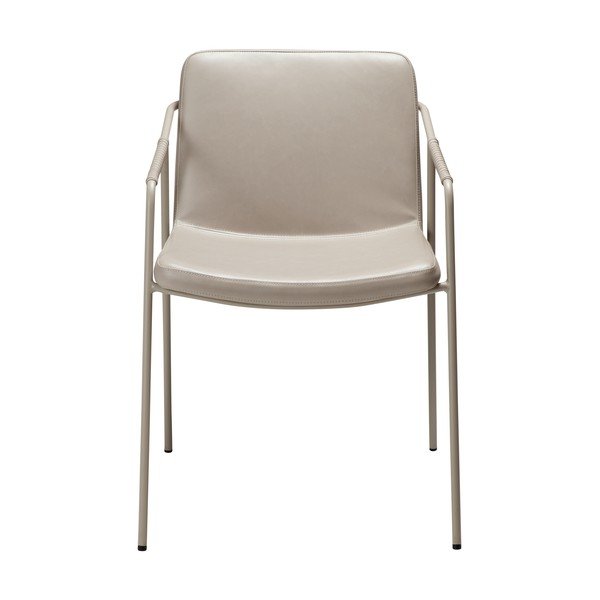 Sedia da pranzo beige con braccioli Boto – DAN-FORM Denmark-image-1