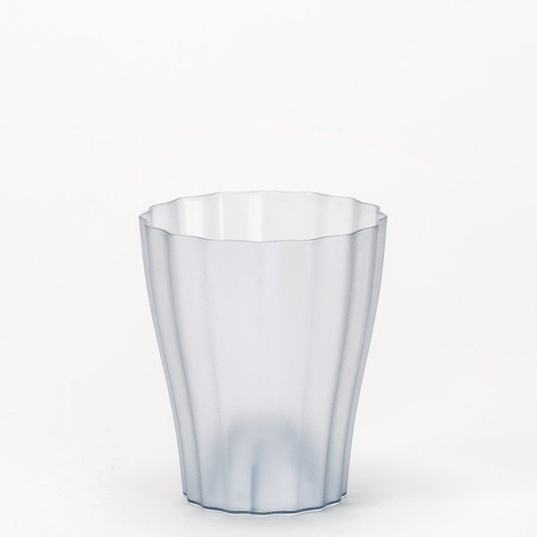 Vaso trasparente grigio fumo , ø 17 cm - Plastia