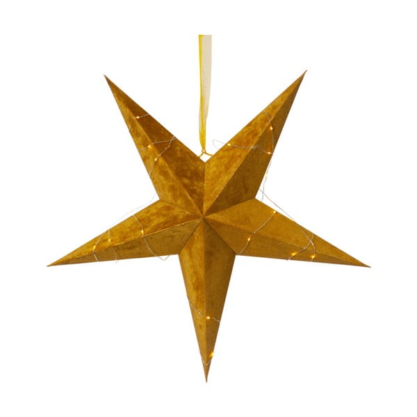 Decorazione luminosa natalizia di colore oro , ø 60 cm Velvet - Star Trading