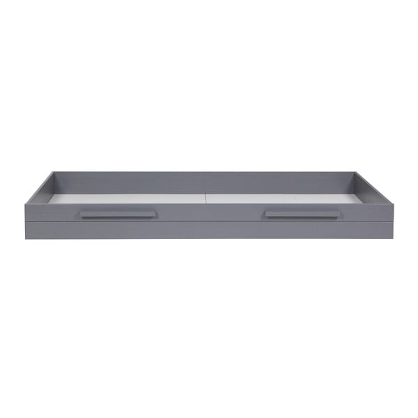 Cassetto inferiore grigio acciaio per letto De Eekhoorn Dennis, 90 x 200 cm - WOOOD