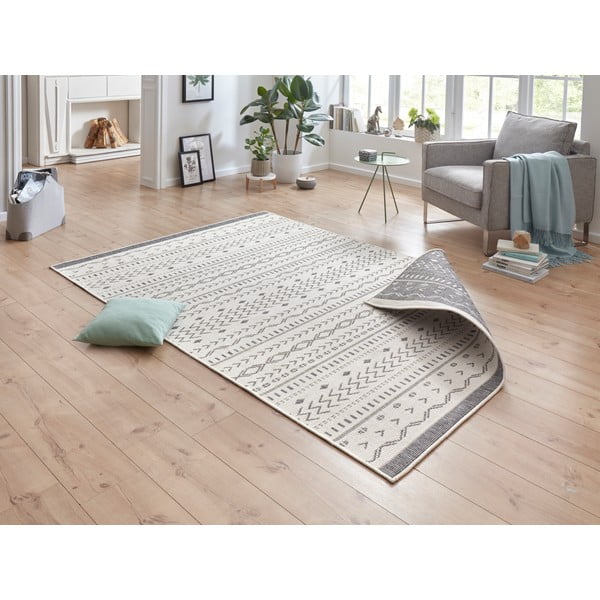 Tappeto da esterno grigio e crema , 120 x 170 cm Kuba - NORTHRUGS-image-1