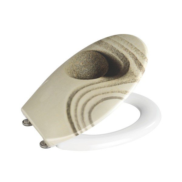 Sedile per WC Sand And Stone, 45 x 37,5 cm Sand and Stone - Wenko-image-1