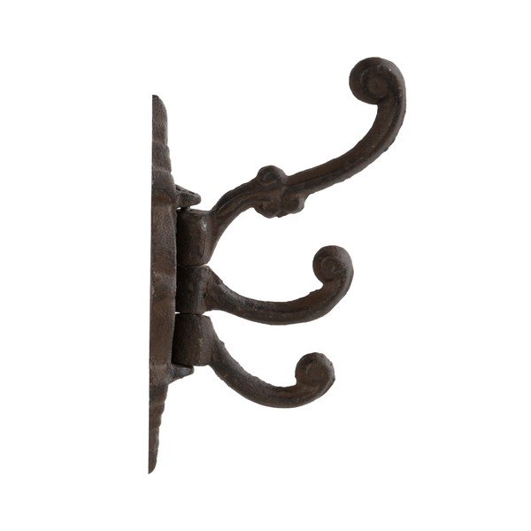 Gancio da parete in metallo marrone scuro - Esschert Design-image-2