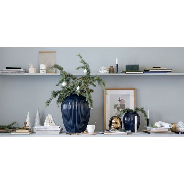 Portacandele in gres bianco Hammershoi, altezza 12 cm Hammershøi - Kähler Design-image-3