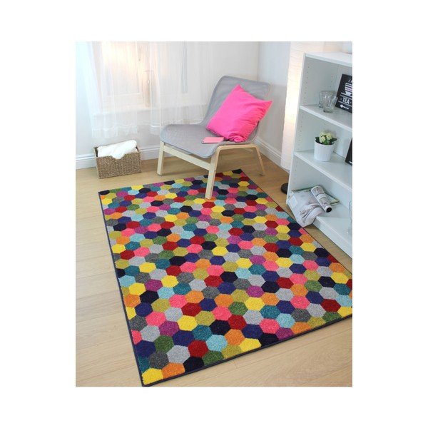 Koberec Flair Rugs Radiant Hexagon Multi, 170 x 120 cm