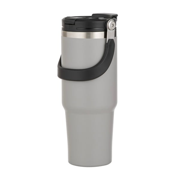 Bottiglia bottiglia da viaggio grigia in acciaio inox 1 l Eco – Ladelle