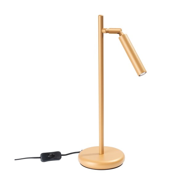 Lampada da tavolo dorata (altezza totale 43 cm) Fideus – Nice Lamps