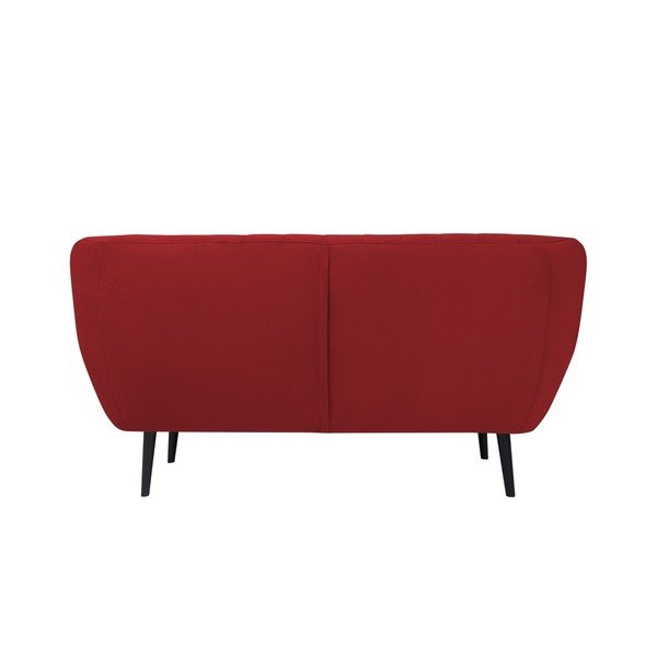 Divano in velluto rosso, 158 cm Toscane - Mazzini Sofas-image-4