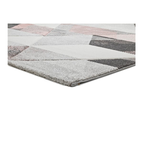 Tappeto grigio e rosa , 80 x 150 cm Pinky Dugaro - Universal-image-2