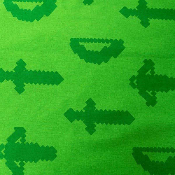 Biancheria da letto per bambini in cotone per letto singolo 140x200 cm Minecraft - Jerry Fabrics-image-4