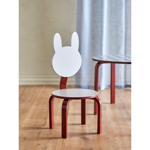 Sedia per bambini burgundy/bianca Liova – Bloomingville Mini-image-1