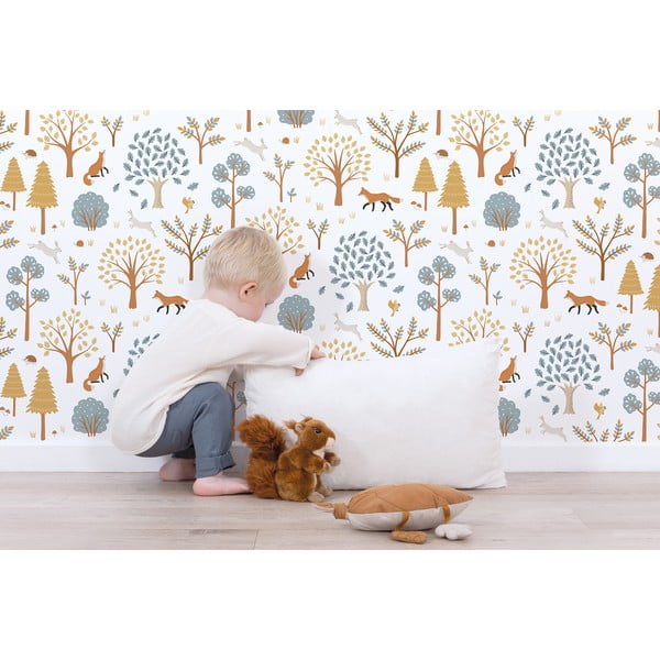 Carta da parati per bambini 10 m x 50 cm Forest Living - Lilipinso-image-1