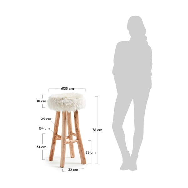 Sgabello da bar Nuvoli - Kave Home-image-2