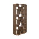 Scaffale colore naturale scuro in mango massiccio 100x200x30 cm Labare – Light & Living
