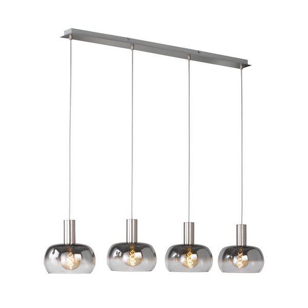 Lampada a sospensione in colore nero-argento Brad - Fischer & Honsel
