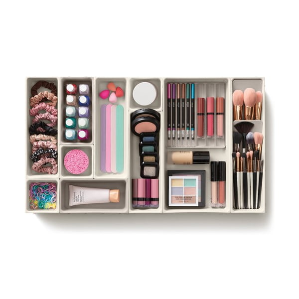 Organizzatori da bagno beige in set da 12 Viva - Joseph Joseph-image-4