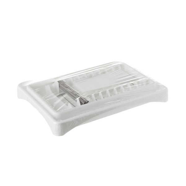 Scolapiatti Unimasa bianco a due livelli, 42 x 31,2 cm - Casa Selección-image-1