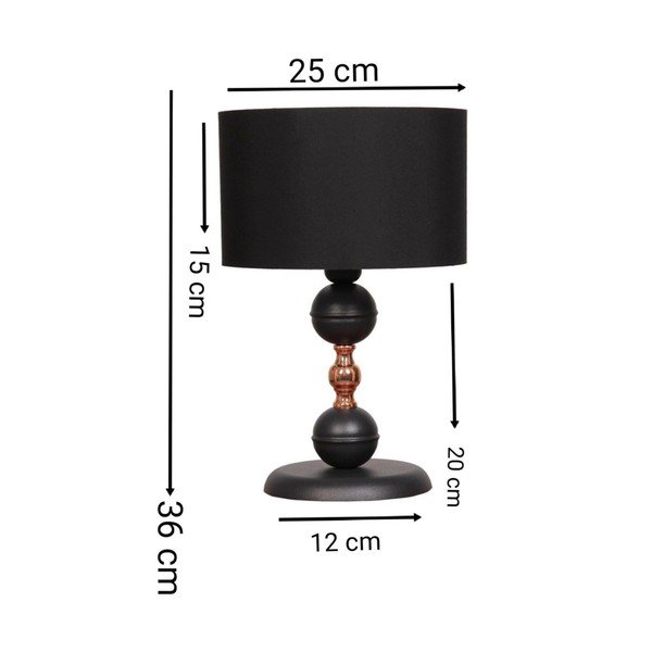 Lampada da tavolo nero/oro Copper - Magenta Home-image-1