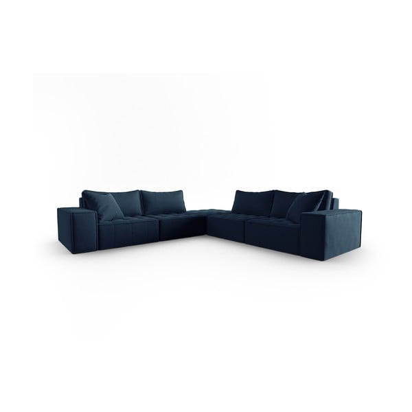 Divano angolare blu Mike - Micadoni Home