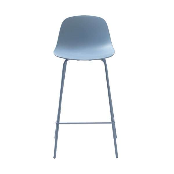 Sgabello da bar in plastica blu chiaro 92,5 cm Whitby - Unique Furniture