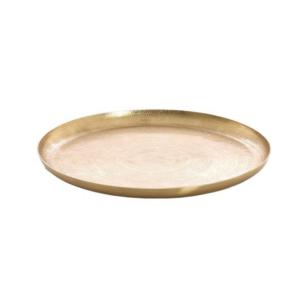 Vassoio decorativo in metallo ø 34,5 cm Krosna – Light & Living
