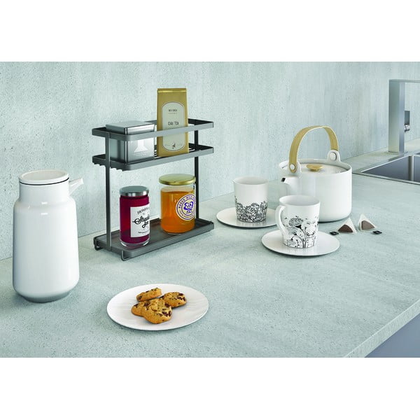 Organizzatore di rametti in acciaio inox Tokyo Lava - Metaltex-image-4