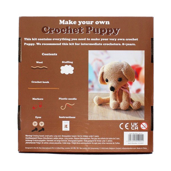 Giocattolo creativo DIY Crochet Puppy – Rex London-image-4