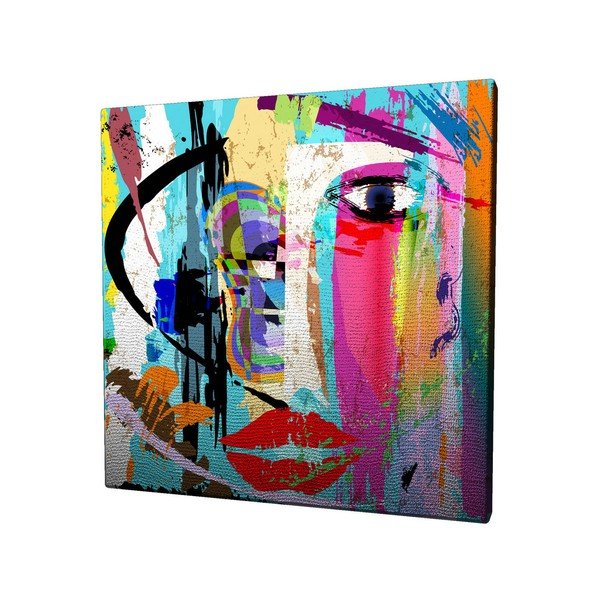 Pittura su tela Moma, 45 x 45 cm - Majestic