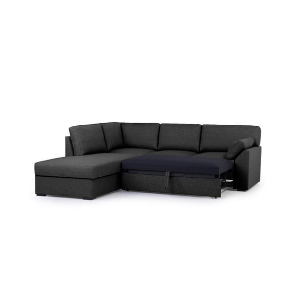 Divano letto angolare antracite (angolo sinistro) Janson - Scandic-image-2