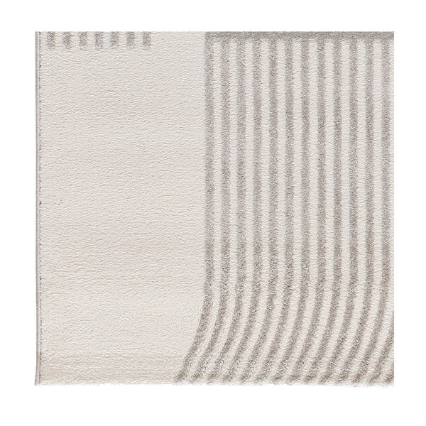 Tappeto grigio chiaro/avorio 80x150 cm Flora – Universal-image-3