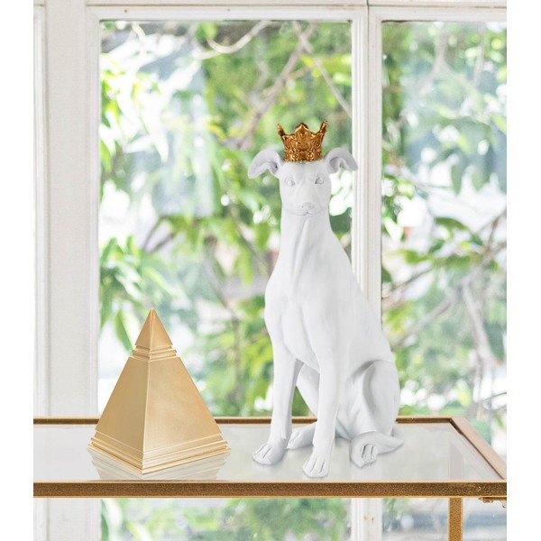 Statua in poliresina 33 cm Dog - Mauro Ferretti-image-1