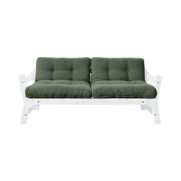 Divano variabile Bianco/Verde oliva Step - Karup Design
