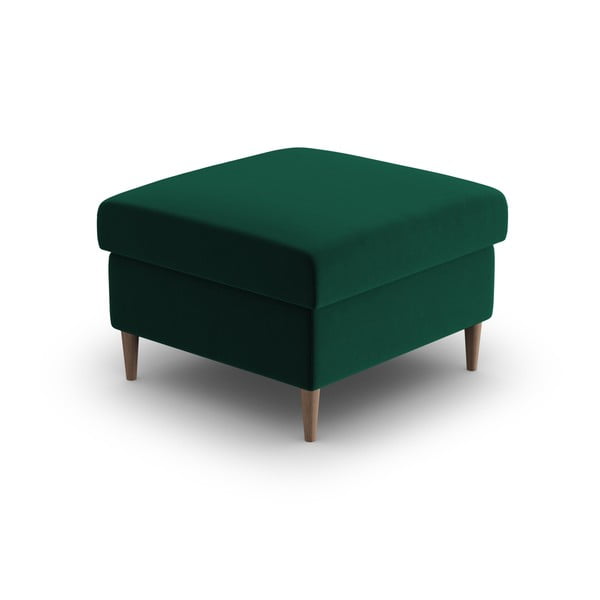 Poggiapiedi verde con rivestimento in velluto Kyoto – Cosmopolitan Design-image-2