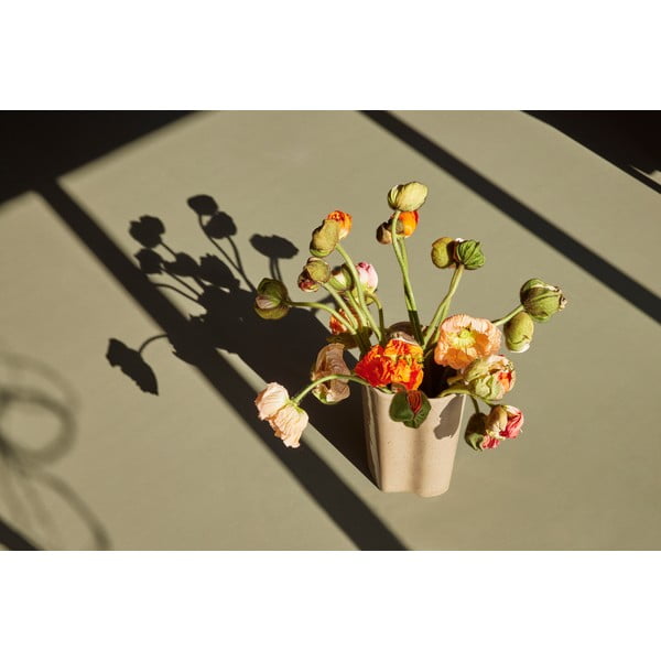 Vaso beige in ceramica altezza 30 cm Sapo - Hübsch-image-4