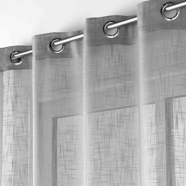 Tenda grigia 140x280 cm Haltona - douceur d'intérieur-image-1