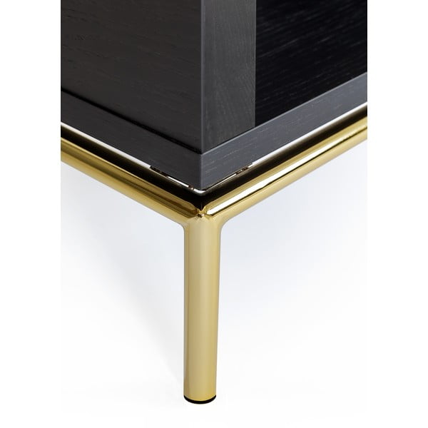 Libreria nera 90x173 cm Pimlico - Woodman-image-4