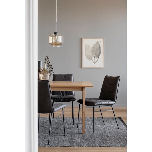 Tavolo da pranzo in legno con decoro in rovere, 180 x 90 cm Melfort - Rowico-image-3