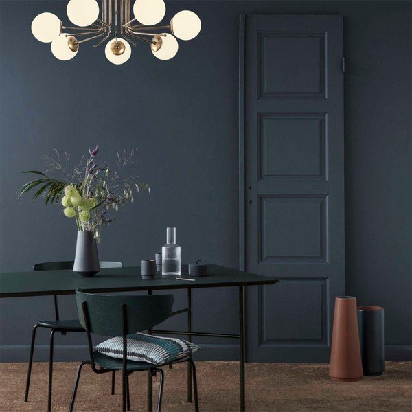 Plafoniera bianca/color ottone con paralume in vetro ø 15 cm Daisy – Opviq lights-image-1