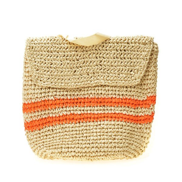 Dámský slaměný batoh Mangotti Bags Orange