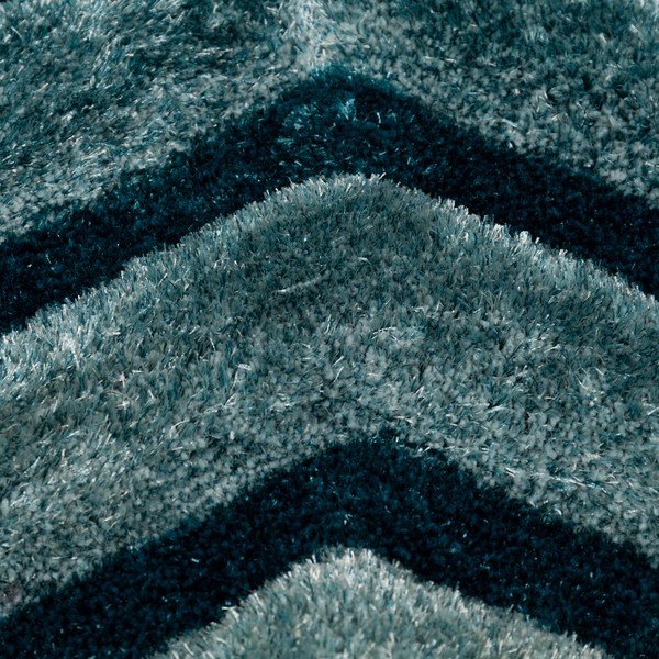 Tappeto blu-verde Hexagon Duck, 80 x 150 cm - Flair Rugs-image-2