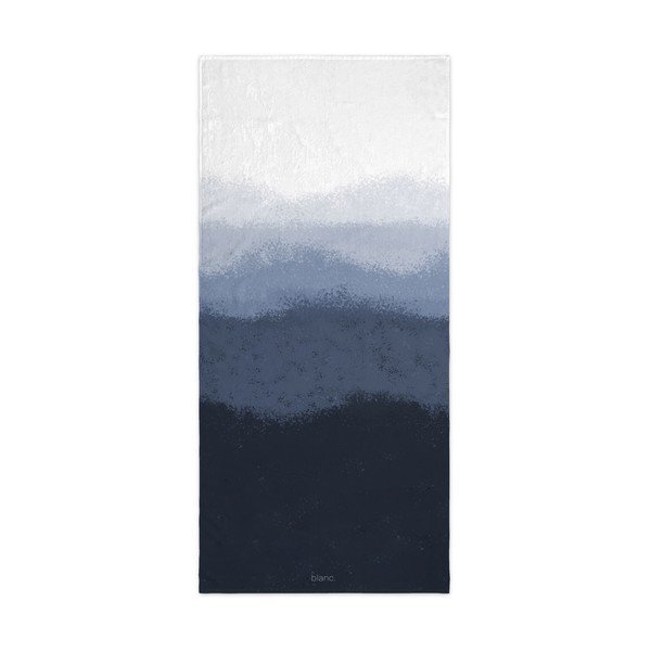 Asciugamano bianco-blu 70x150 cm Nightfall - Blanc-image-2