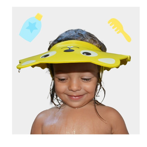 Cuffia protettiva gialla per doccia - Rocket Baby